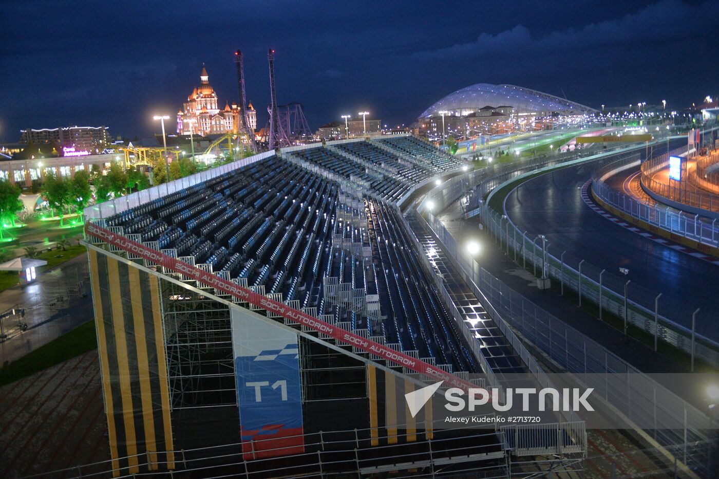 Preparation for Formula 1 Russian Grand Prix