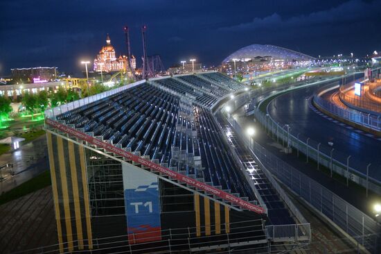 Preparation for Formula 1 Russian Grand Prix