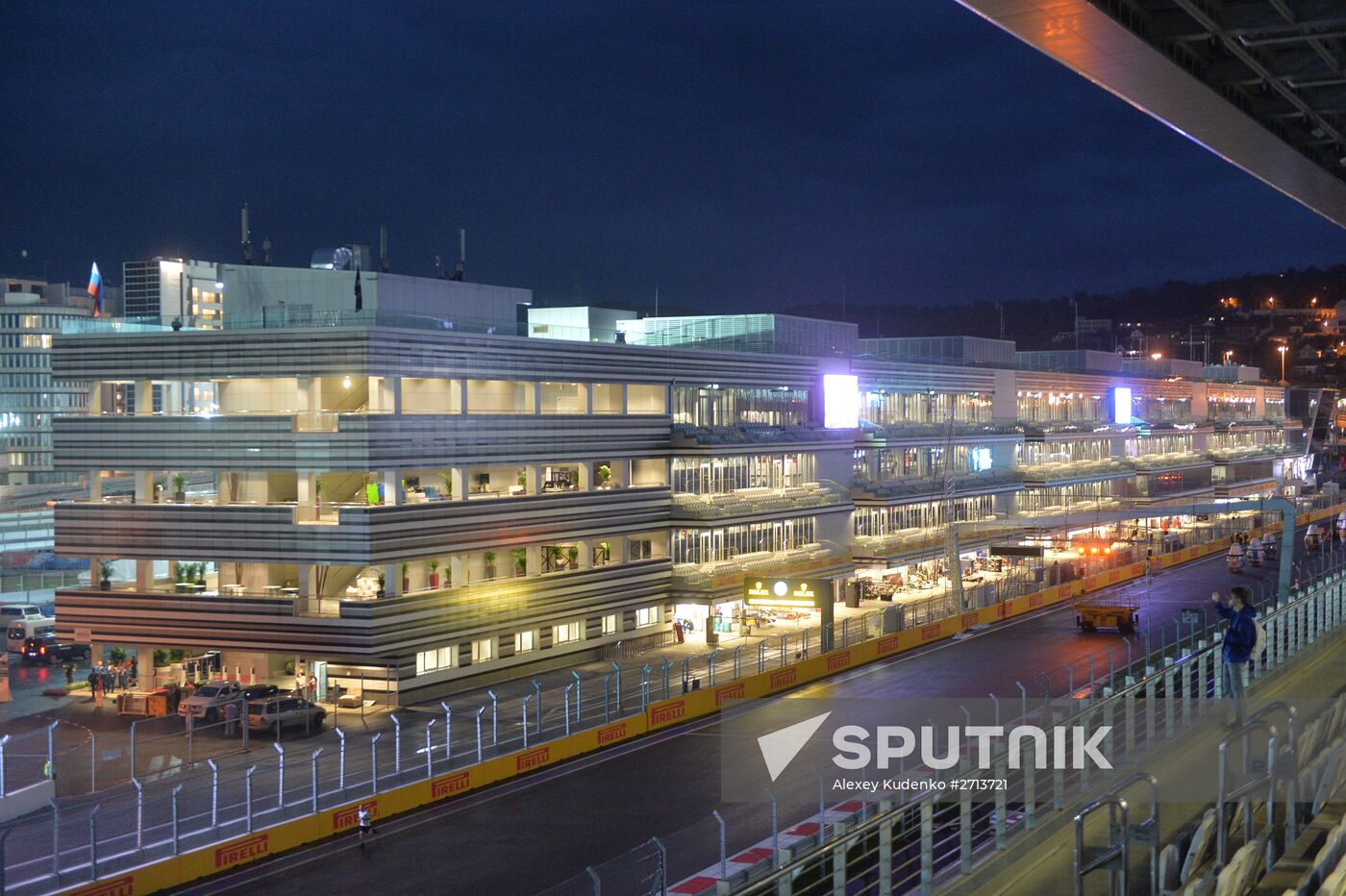 Preparation for Formula 1 Russian Grand Prix