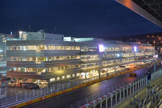 Preparation for Formula 1 Russian Grand Prix
