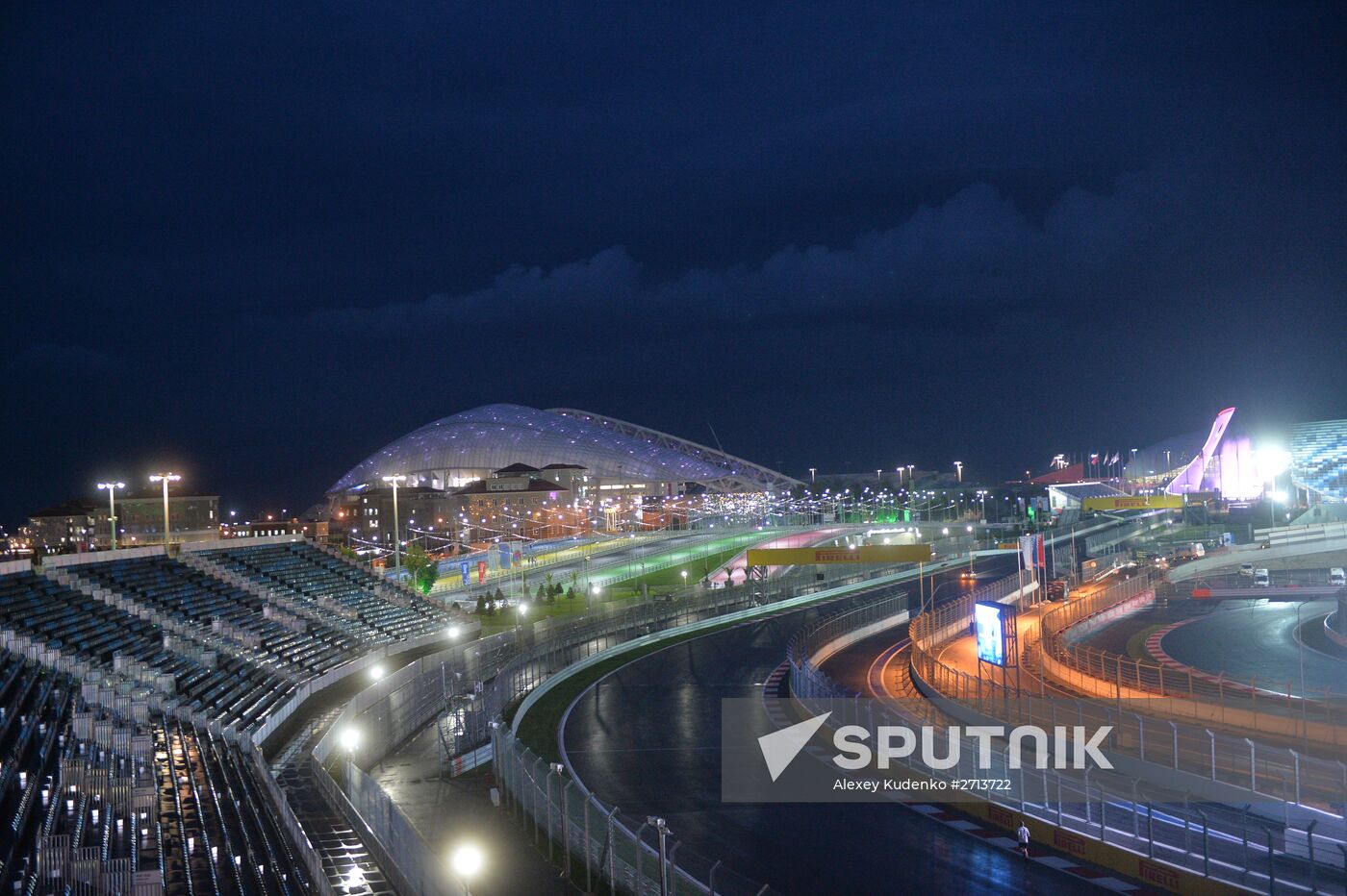 Preparation for Formula 1 Russian Grand Prix