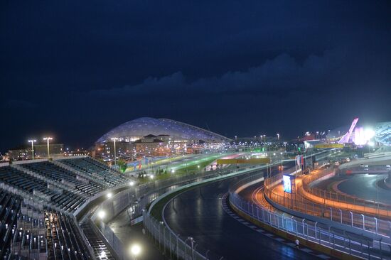 Preparation for Formula 1 Russian Grand Prix