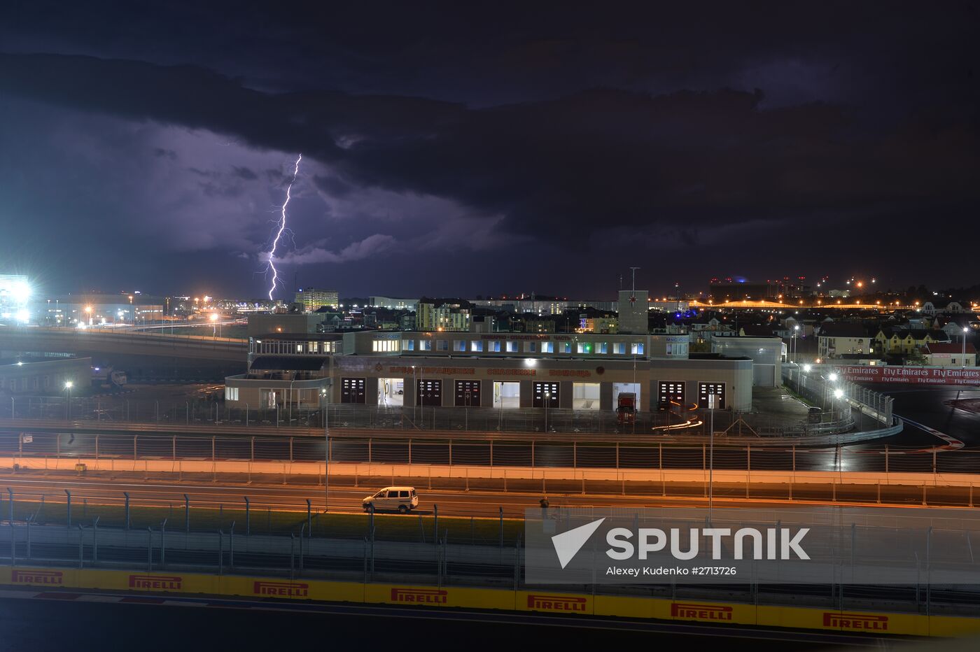 Preparation for Formula 1 Russian Grand Prix
