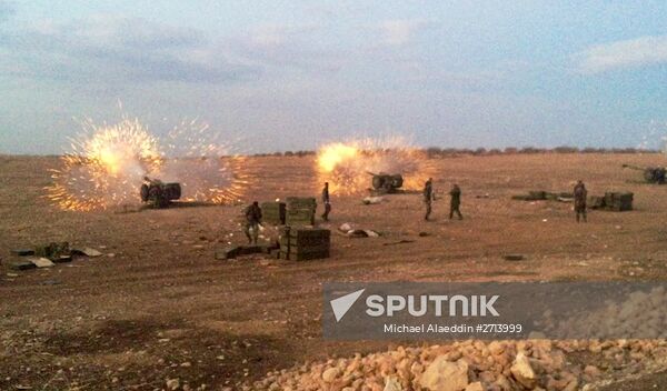 Syrian army takes offensive against ISIS militants in the north of Hama Governorate