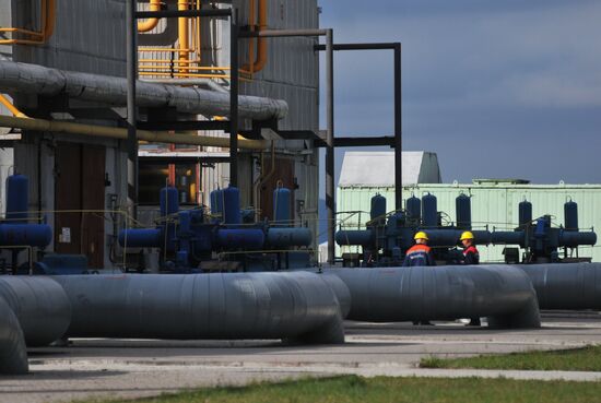 Mountain gas compressor station Volovets in Zakarpatie Region