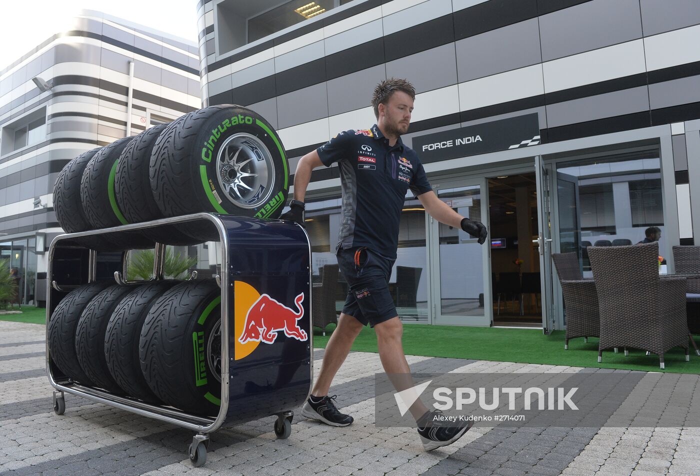 Preparations for Russian stage of Formula One World Championship