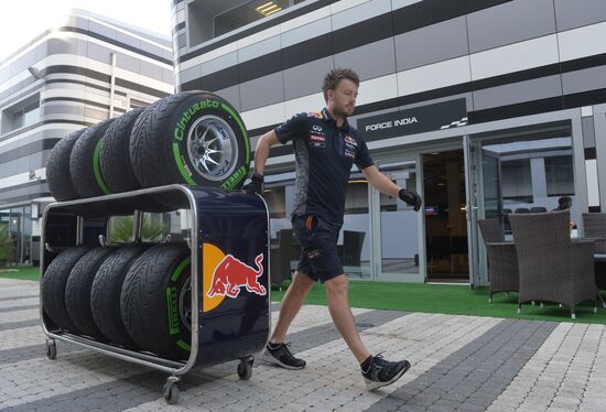 Preparations for Russian stage of Formula One World Championship