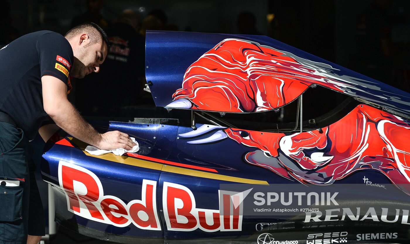 Preparations for Russian stage of Formula One World Championship