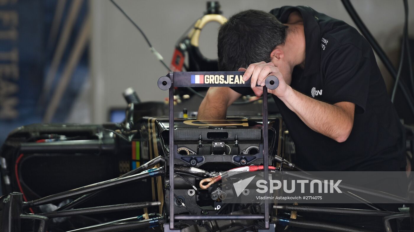 Preparations for Russian stage of Formula One World Championship