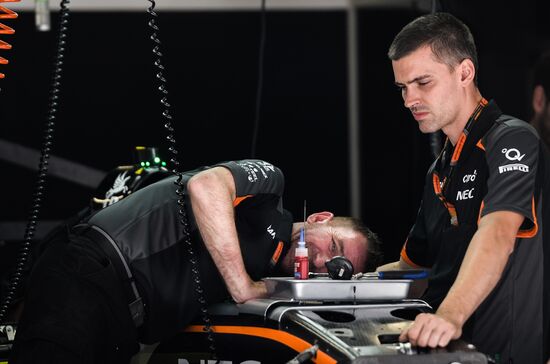 Preparations for Russian stage of Formula One World Championship