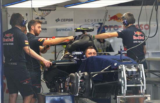 Preparations for Russian stage of Formula One World Championship