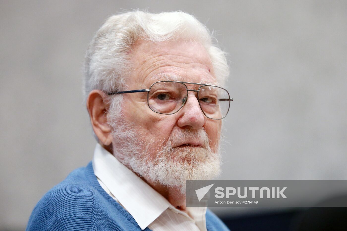 News conference by American political scientist William Blum