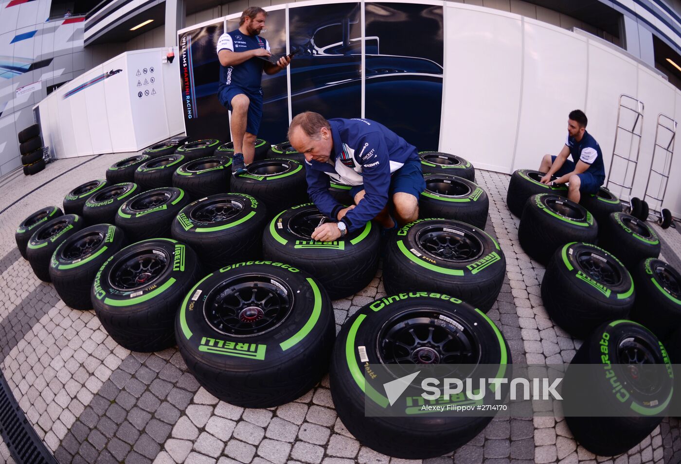 Preparations for Russian stage of Formula One World Championship