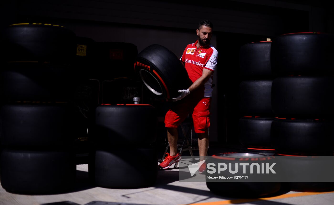 Preparations for Russian stage of Formula One World Championship