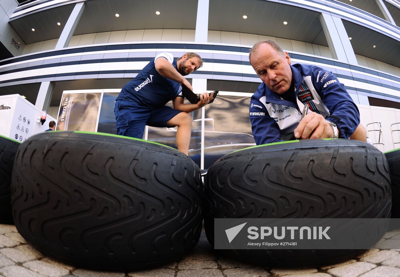 Preparations for Russian stage of Formula One World Championship