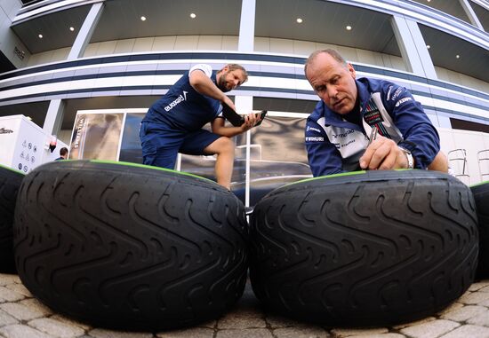 Preparations for Russian stage of Formula One World Championship