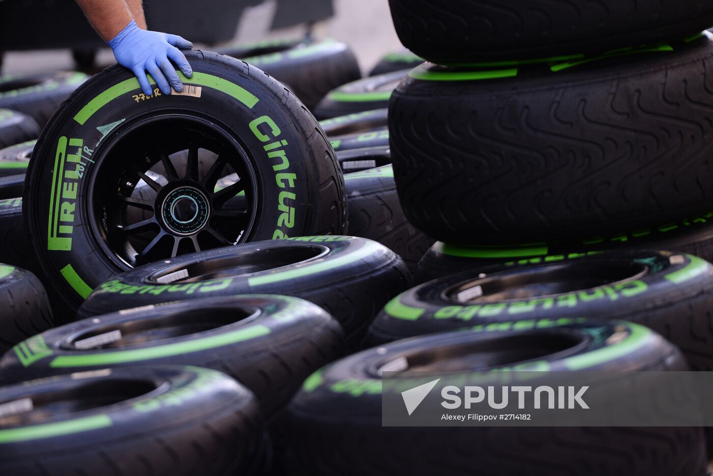 Preparations for Russian stage of Formula One World Championship