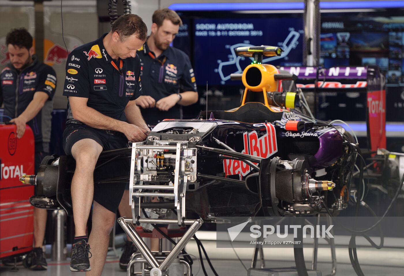 Preparations for Russian stage of Formula One World Championship