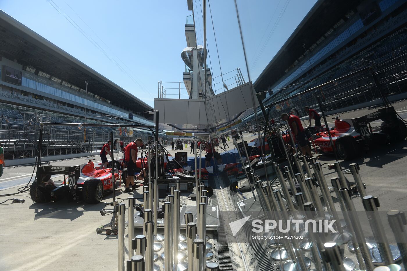Preparations for Russian stage of Formula One World Championship