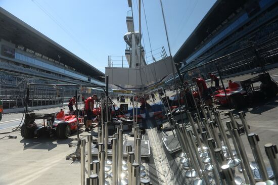Preparations for Russian stage of Formula One World Championship