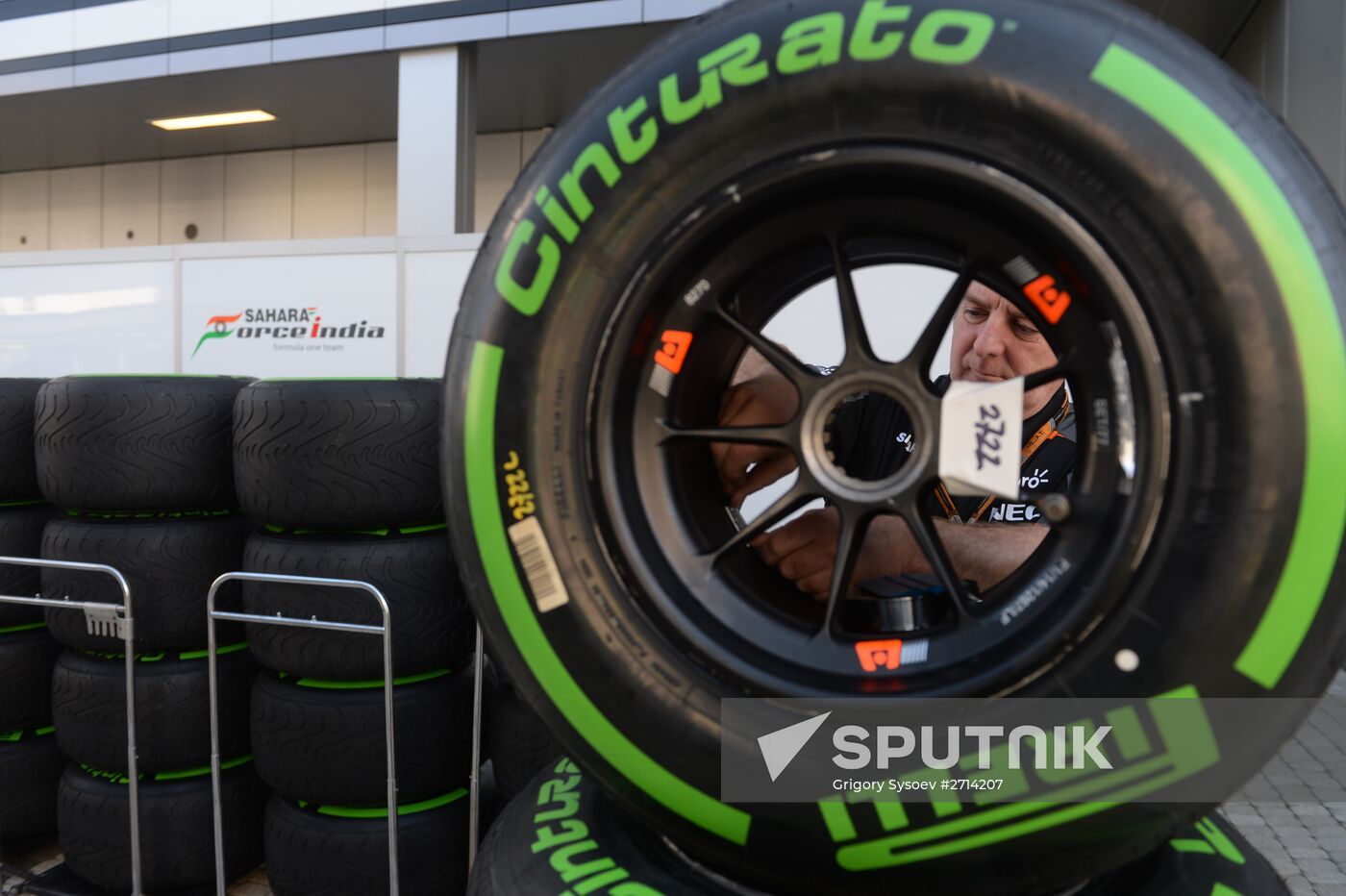 Preparations for Russian stage of Formula One World Championship