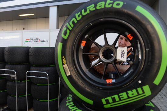Preparations for Russian stage of Formula One World Championship