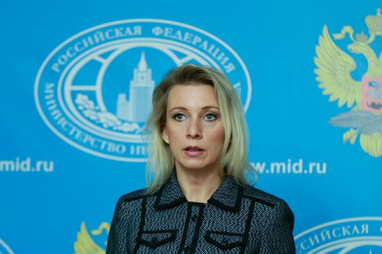 Briefing by Russian Foreign Ministry Spokesperson Maria Zakharova