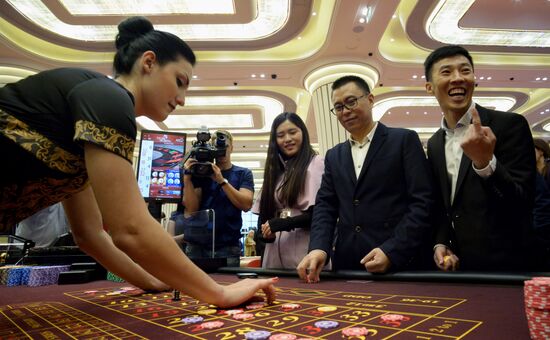 Opening first casino in Primorye gambling zone