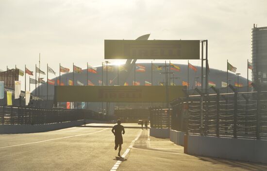 Preparations for Russian stage of Formula One World Championship