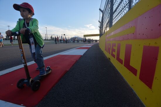 Preparations for Russian stage of Formula One World Championship