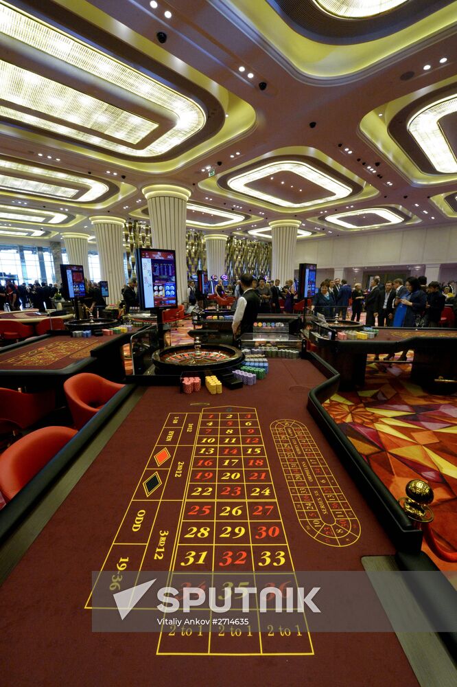 Opening first casino in Primorye gambling zone