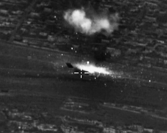 Russian Air Force strikes Islamic State oisitions in Syria