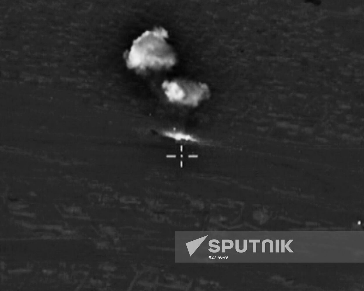 Russian Air Force strikes Islamic State oisitions in Syria