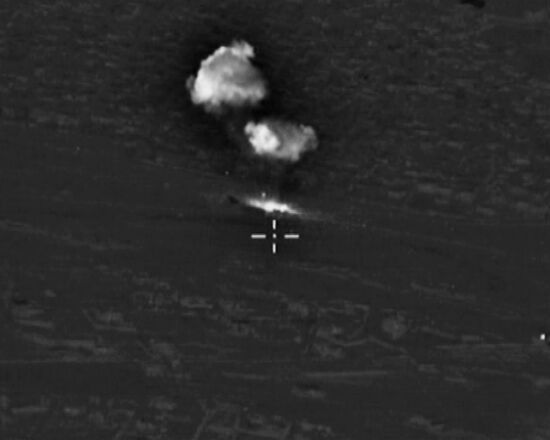 Russian Air Force strikes Islamic State oisitions in Syria