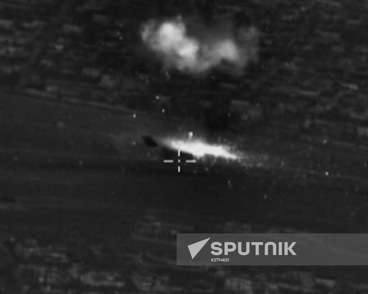 Russian Air Force strikes Islamic State oisitions in Syria