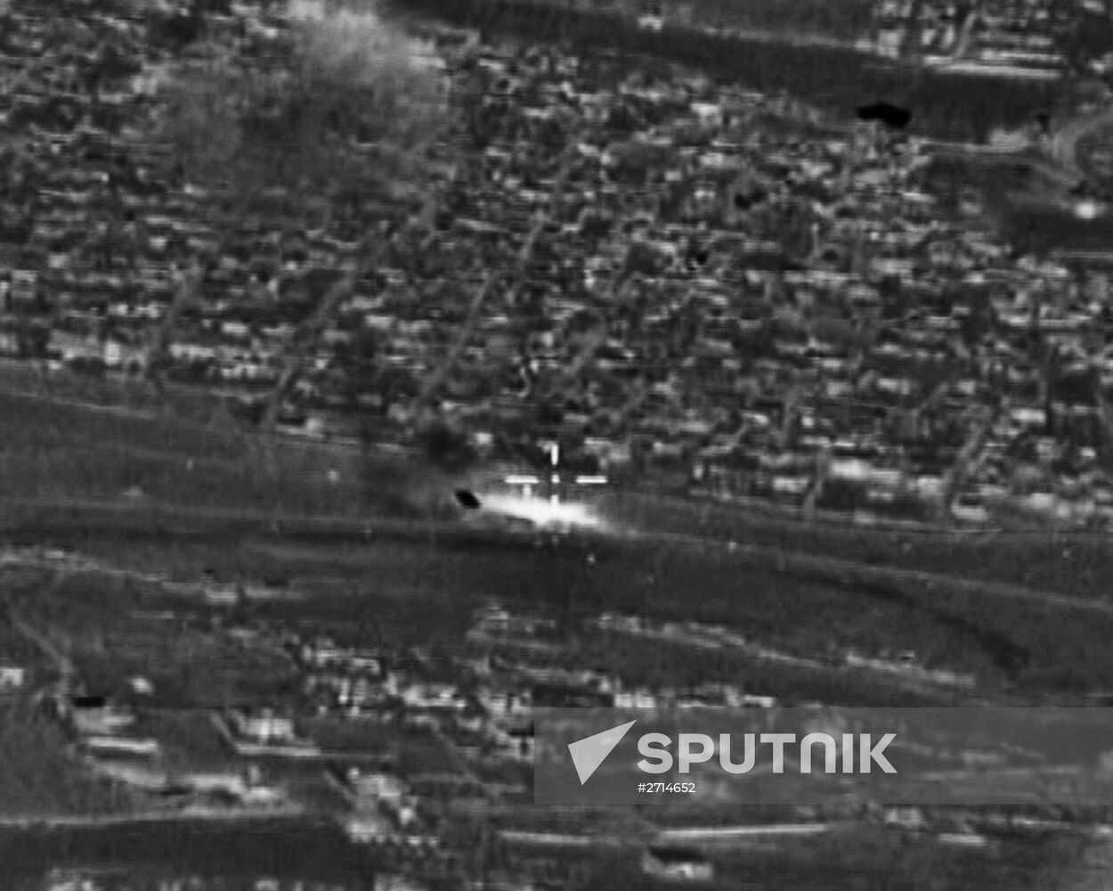 Russian Air Force strikes Islamic State oisitions in Syria