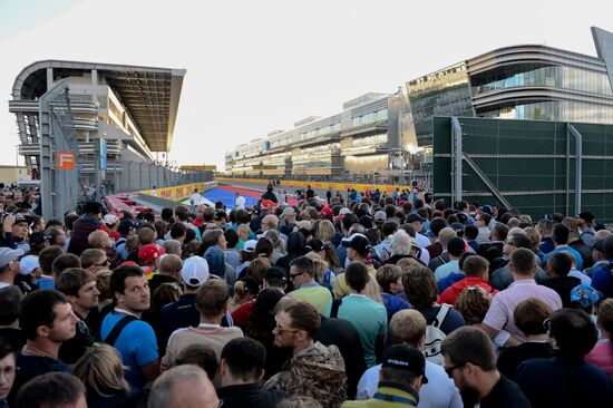 Preparations for Russian stage of Formula One World Championship
