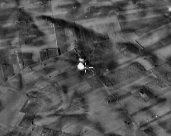 Russian Air Force strikes Islamic State oisitions in Syria