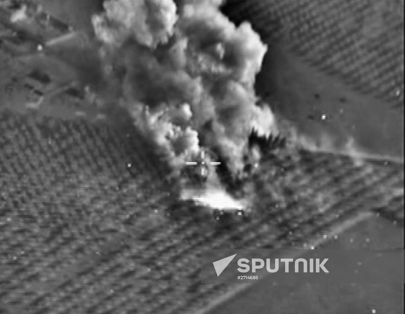 Russian Air Force strikes Islamic State oisitions in Syria