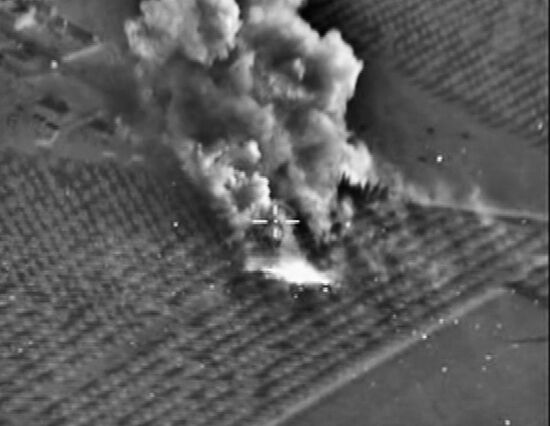 Russian Air Force strikes Islamic State oisitions in Syria