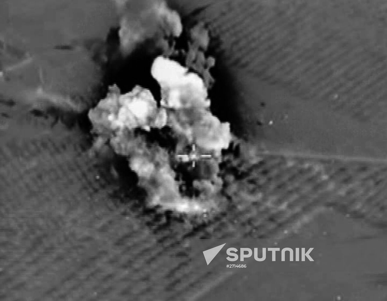 Russian Air Force strikes Islamic State oisitions in Syria