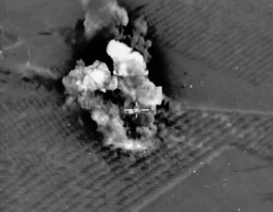 Russian Air Force strikes Islamic State oisitions in Syria