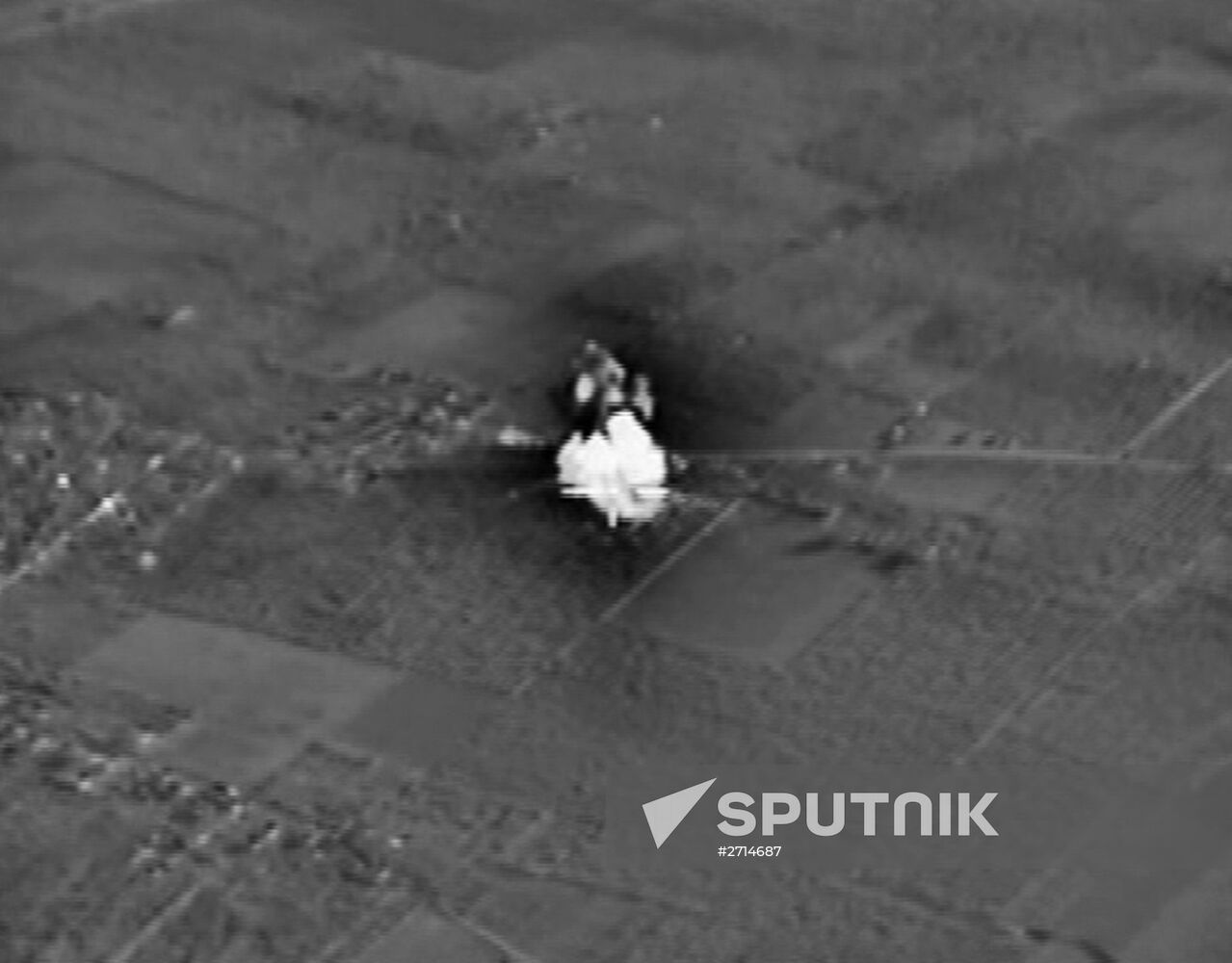 Russian Air Force strikes Islamic State oisitions in Syria
