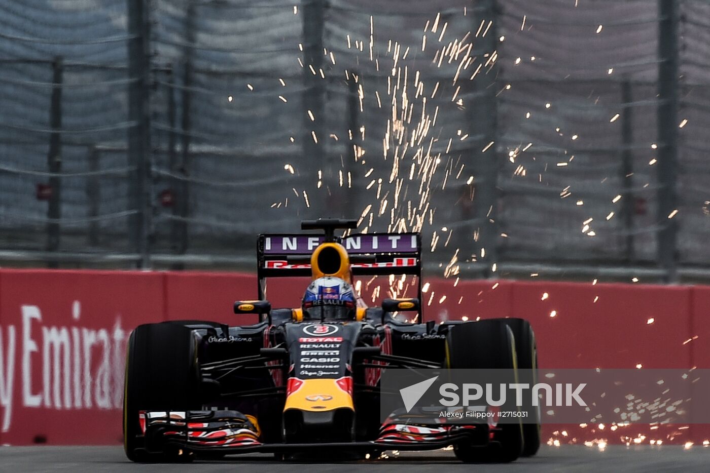 Auto racing. Formula-1. Russian Grand Prix. Free practice