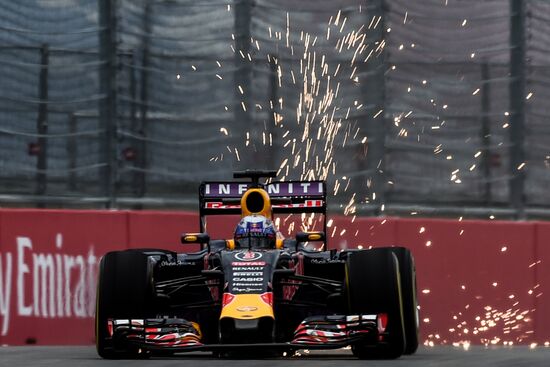 Auto racing. Formula-1. Russian Grand Prix. Free practice