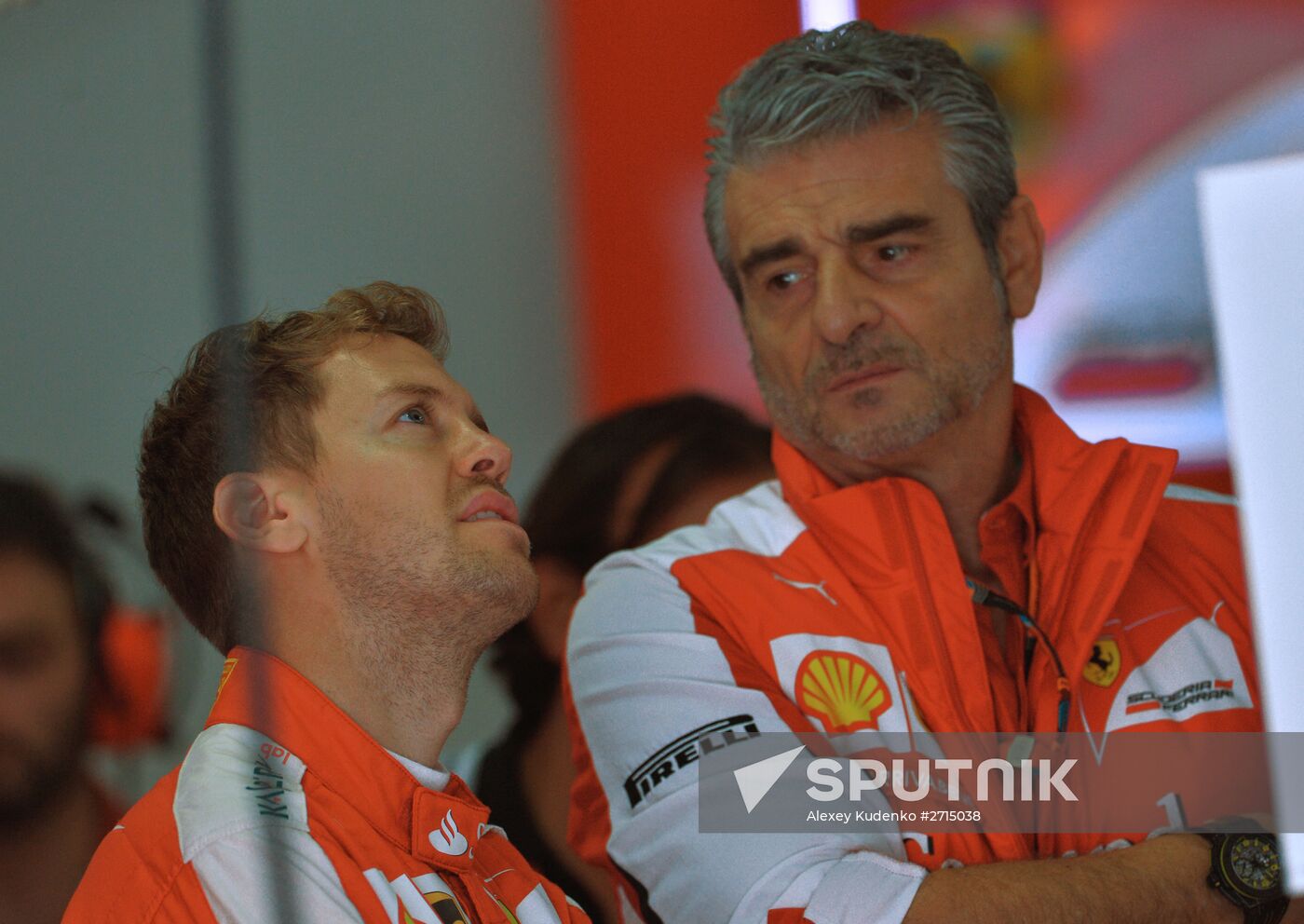 Auto racing. Formula-1. Russian Grand Prix. Free practice