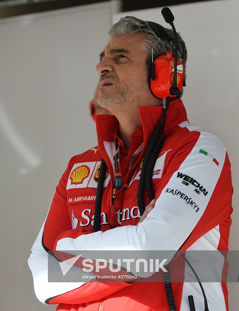 Auto racing. Formula-1. Russian Grand Prix. Free practice