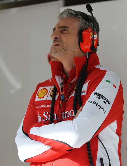 Auto racing. Formula-1. Russian Grand Prix. Free practice