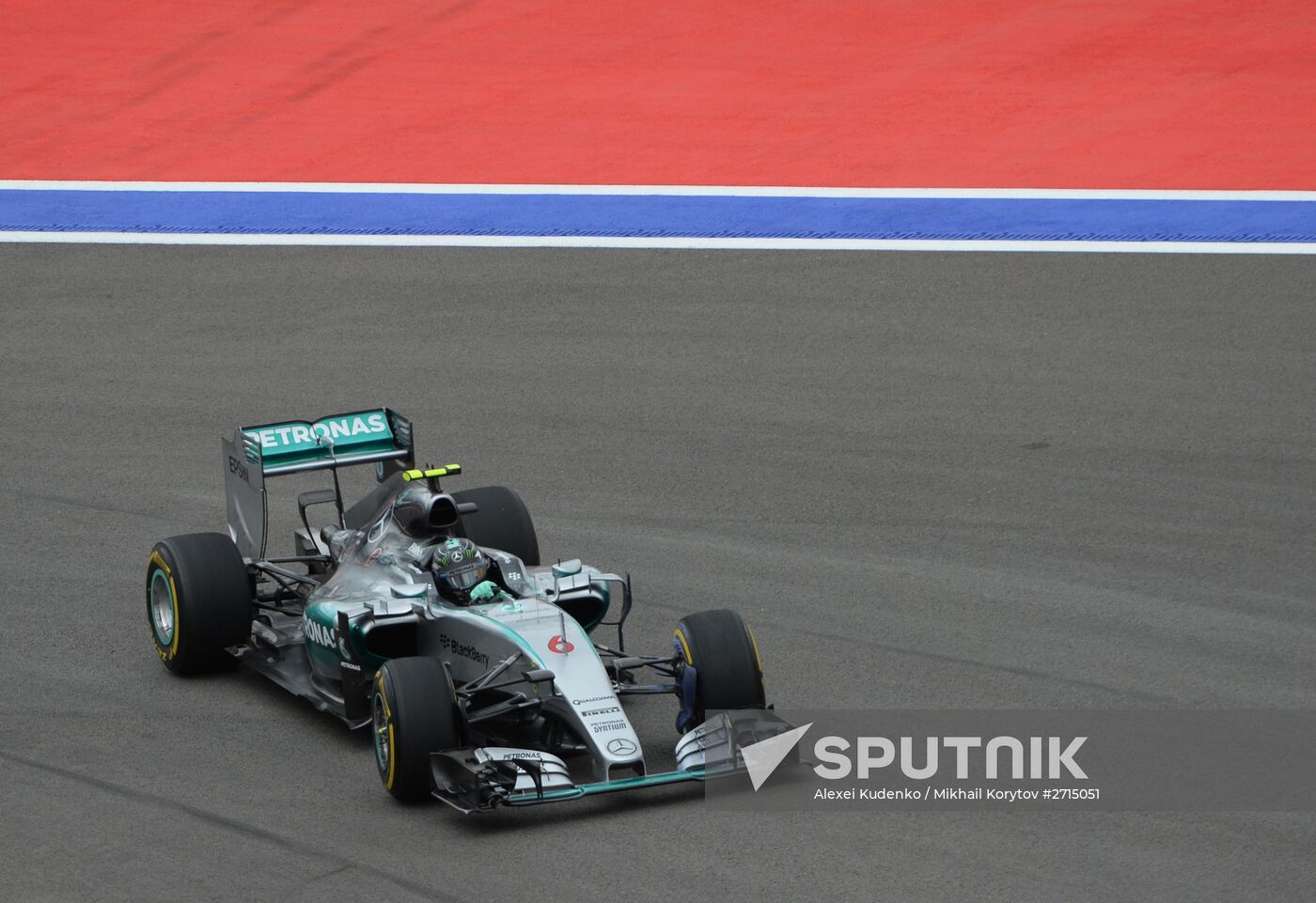 Auto racing. Formula-1. Russian Grand Prix. Free practice