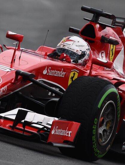 Auto racing. Formula-1. Russian Grand Prix. Free practice